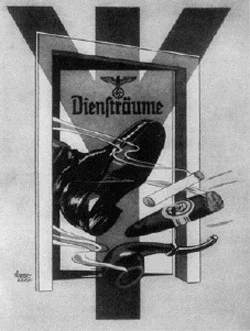 Нацысцкі антытабачны плакат.