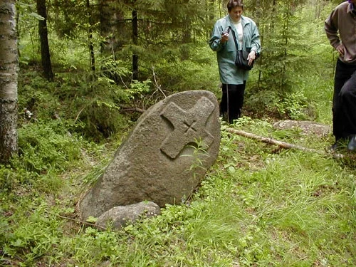 Культавы камень на Бабінай гары каля Барысава.