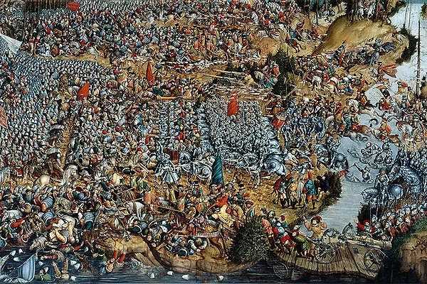 «Битва под Оршей». Картина 1520-х годов, автор неизвестен.