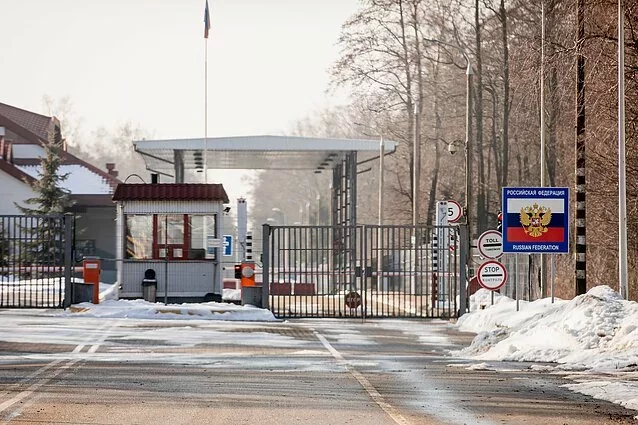 Пропускной пункт на литовско-российской границе. Фото: D. Umbraso/LRT nuotr.