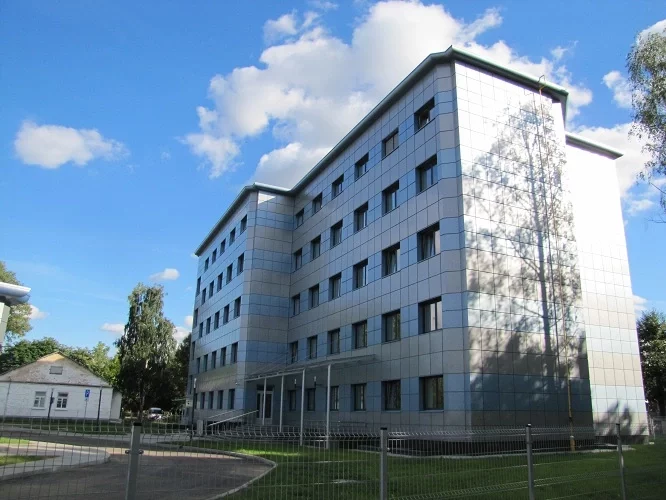 Administracyjny budynak «Biełśpiecźnieštechniki». Fota: bk-telecom.by