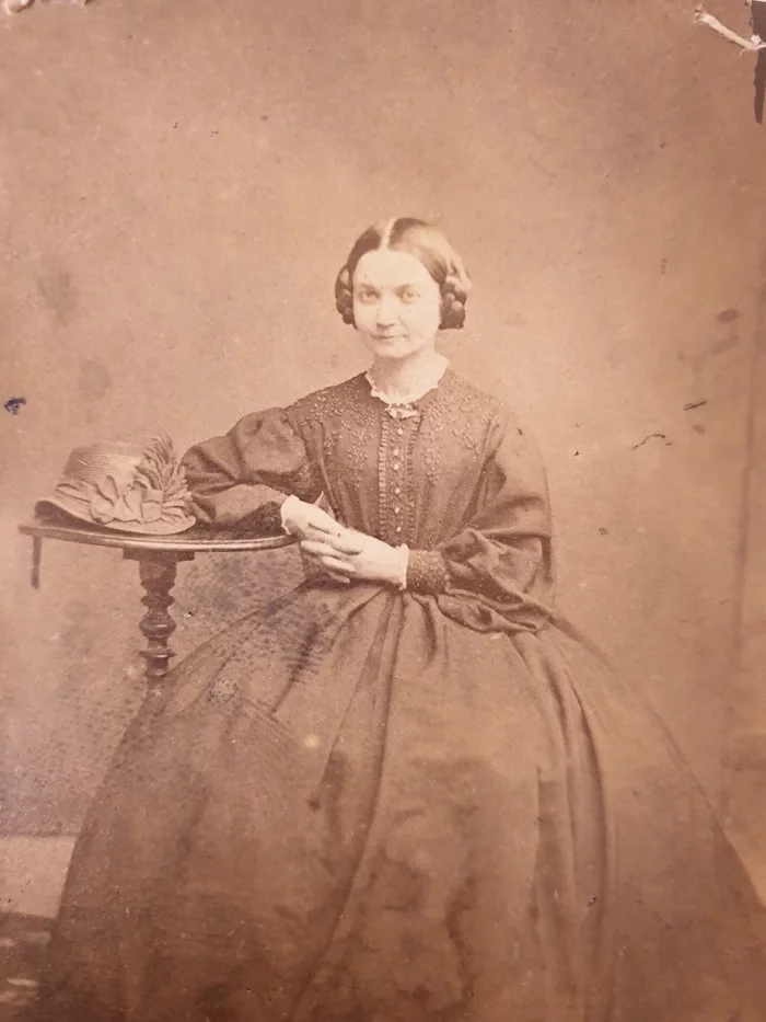 Juzefina Dabravolskaja. Fota kanca 1860-ch.