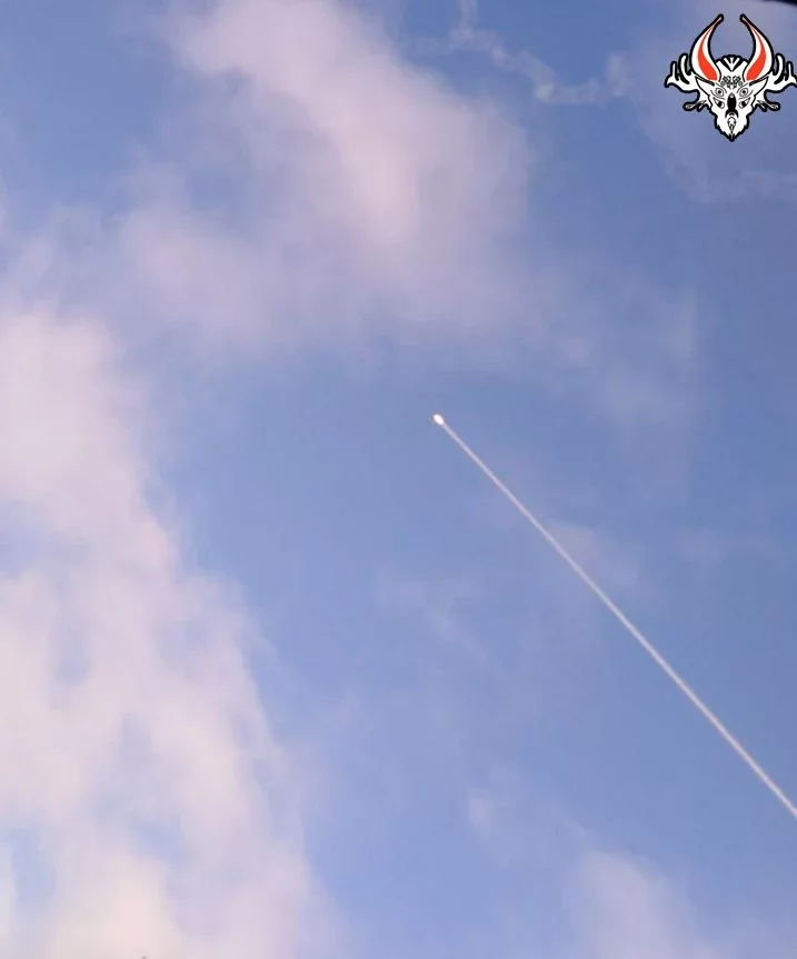 Запуск ракеты с аэродрома Зябровка под Гомелем. Фото: Беларускі гаюн
