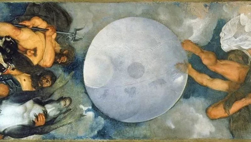 Freska «Jupiter, Nieptun i Płuton» Karavadža. Fota: Vikipiedyja