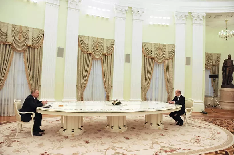 Путин и Шольц. Фото: Kremlin.ru