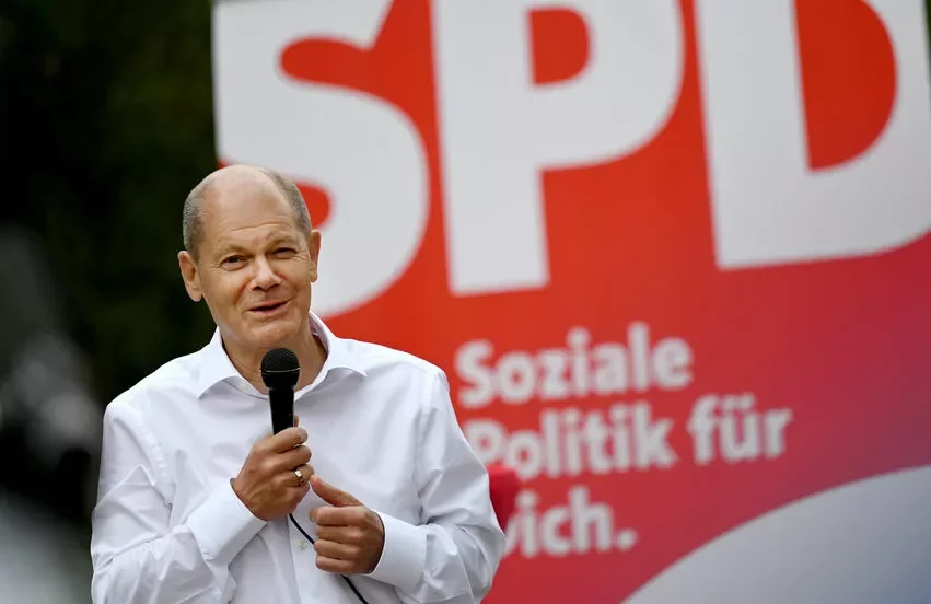 Новым канцлерам Германіі можа стаць сацыял-дэмакрат Олаф Шольц. Фота ДПА