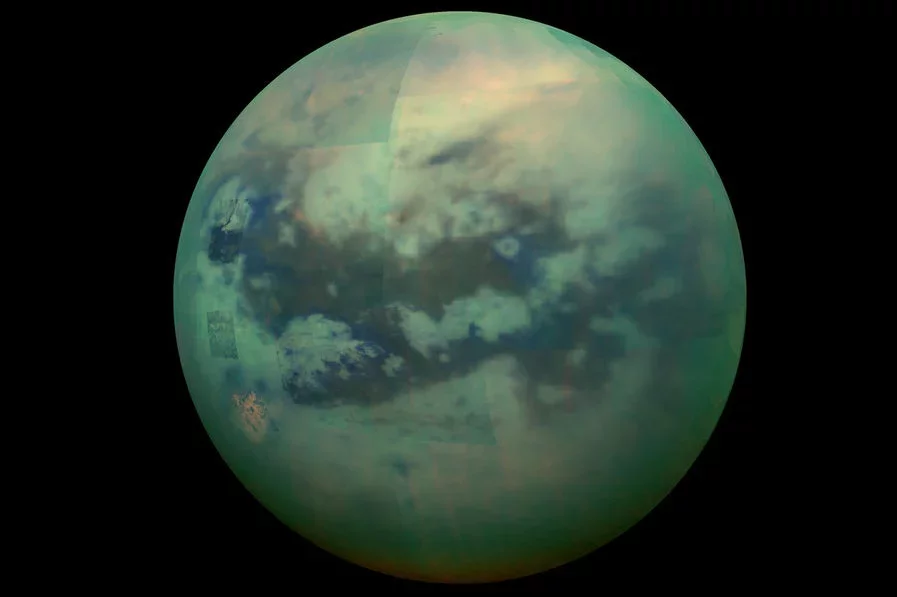 Фотография Титана, спутника Сатурна