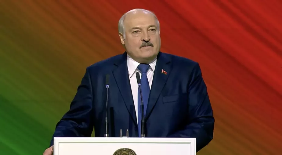 Лукашенко во время выступления 17 сентября. Скриншот с видео