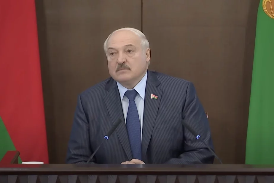 Александр Лукашенко на совещании 9 августа. Скриншот из видео