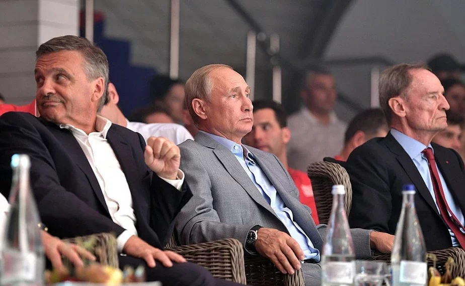 Владимир Путин на турнире по самбо, 22 августа. Фото Kremlin.ru.