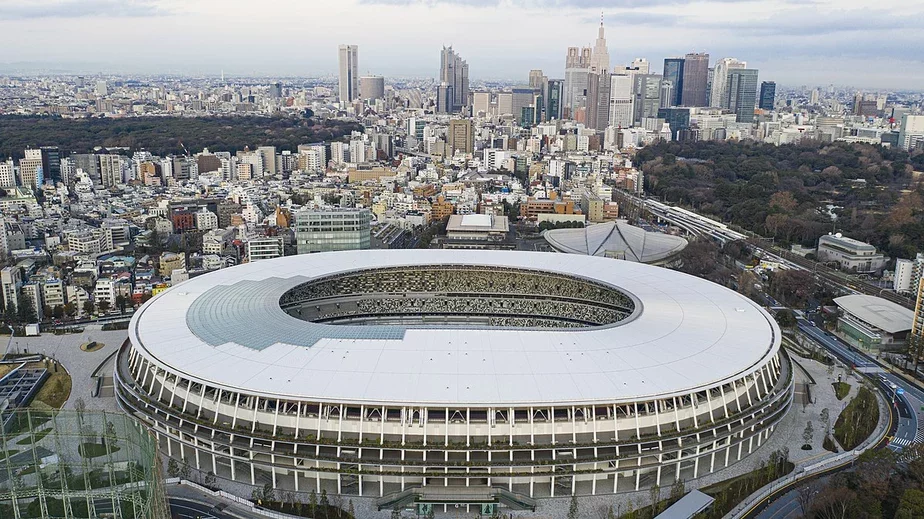 Олимпийский стадион в Токио, Wikimedia Commons