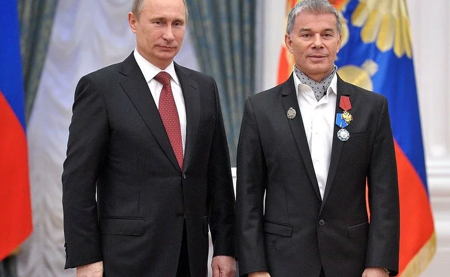 Uładzimir Pucin i Aleh Hazmanaŭ. Fota kremlin.ru