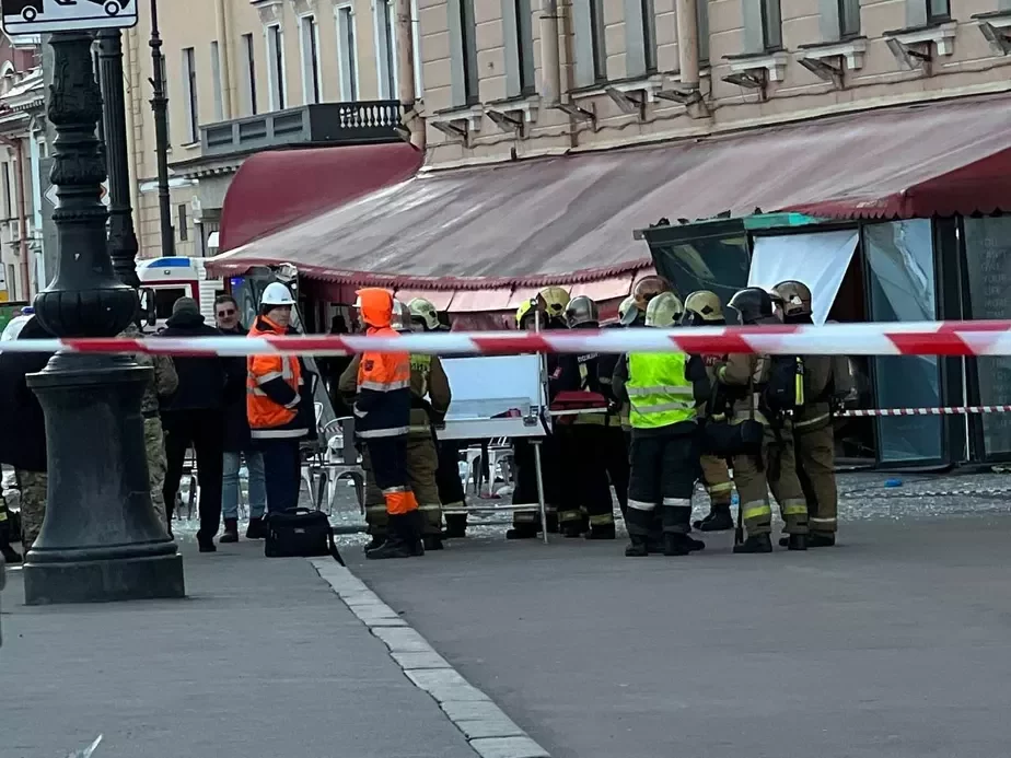 Владлена Татарского убило 2 апреля взрывом в кафе Street Food Bar №1 в Санкт-Петербурге. Фото: «Бумага»